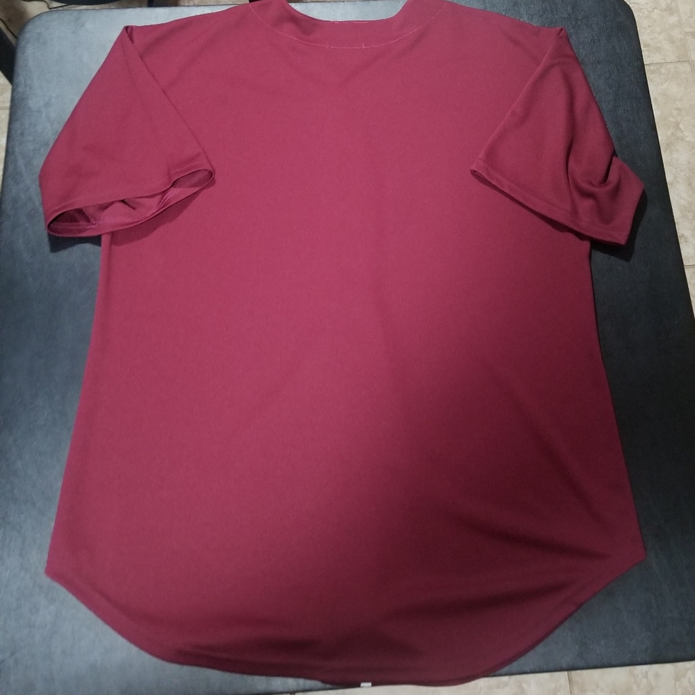 Vintage 1980's plain baseball jersey - Picture 2 of 3